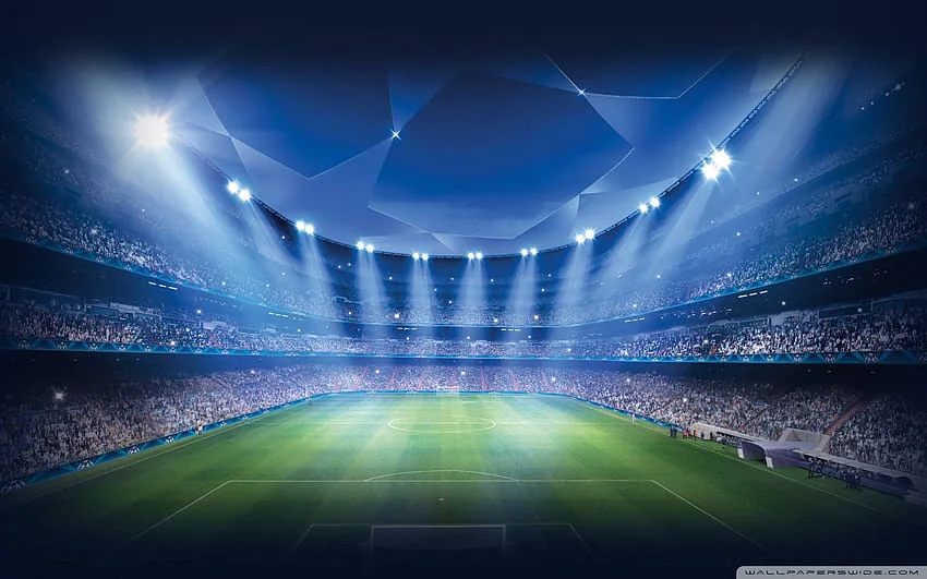 Kartu event olahraga dengan jadwal liga dan informasi pertandingan